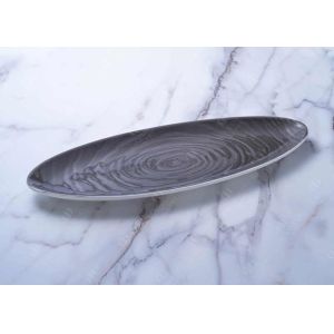 Buy cheap Oblong Shape Ceramic Dinner Plate 14.25'' 16.25'' For Baking Store from wholesalers