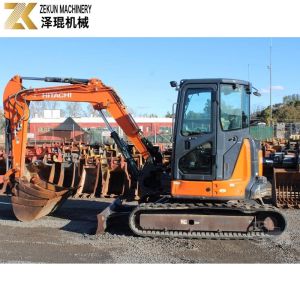 5 Tons Hitachi Used ZX55-5A Second Hand Mini Digger With YANMAR Engine