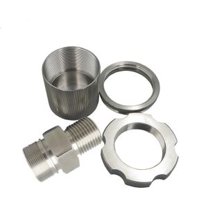 Buy cheap Stainless Steel Custom CNC Turning Component With Threading And Knurling product
