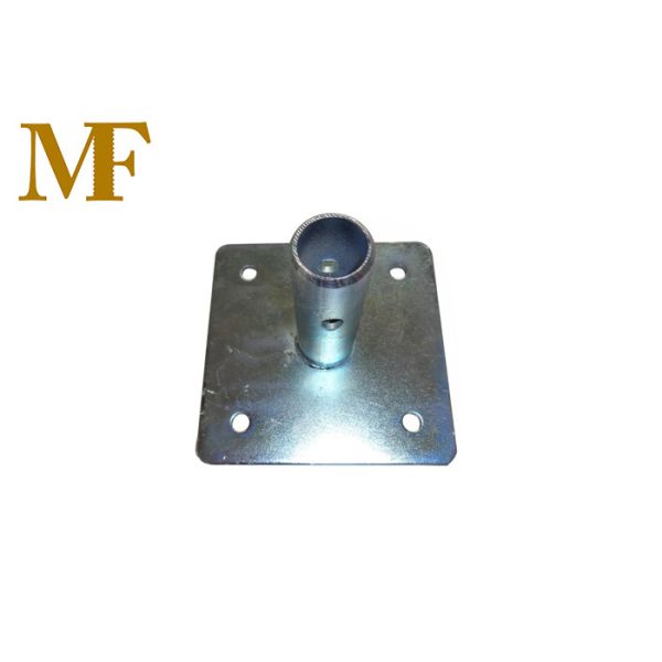 Buy cheap Screw Jack Leveling Jack For Scaffold Frames With Fixed Base Plate 150*150*5mm from wholesalers