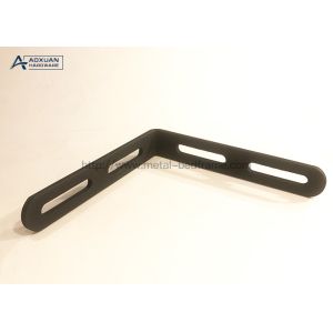 Buy cheap Antirust Matte Black Flat L Shaped Corner Brace from wholesalers