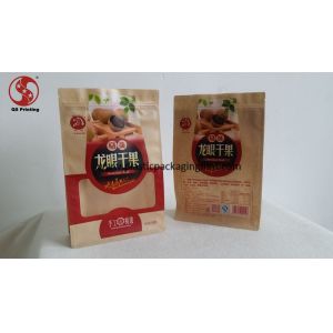 Buy cheap Laminated Material Zipper Storage Bags , Ziplock Stand Up Resealable Pouches With Window product