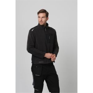 Buy cheap Winter Microfleece Jacket Mens , Black cold weather work paka from wholesalers