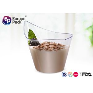 Buy cheap Customized Disposable Plastic Dessert Cup 200ml PS Material Height 9cm from wholesalers