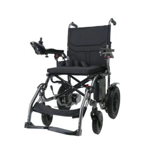 Buy cheap Aluminum Alloy Electric Wheelchair (Brushed Motor, Lithium Battery, Foldable) from wholesalers