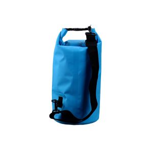 Picnic Blue Waterproof Dry Sack Bag With One Detachable Shoulder Strap