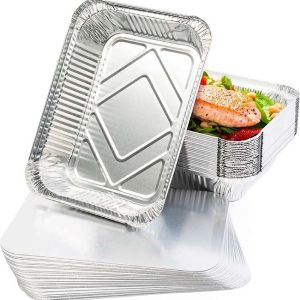 Buy cheap 1LB Aluminium Foil Oblong Lunch Box Take - Out Pan For Versatile Food Container from wholesalers