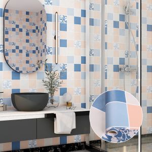 Buy cheap 3D Tile Wallpaper Rolls Wall Coating 3d Wall Paper Bathroom Wall Paper 3D Wall Sticker from wholesalers