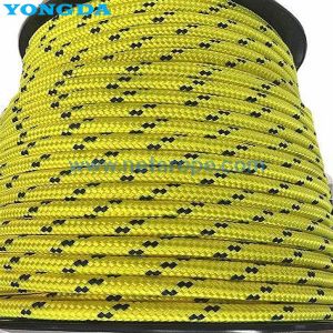 Buy cheap High Tensity Polyester Filament Braided Rope 48mm  6 Strand from wholesalers