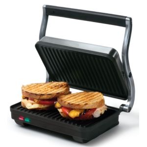 Buy cheap 2 slices panini grill, with S/S housing, Die Cast Aluminum Arms, GS/CE/EMC/LVD/ETL/CETL certificate from wholesalers