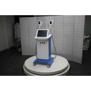 Buy cheap Cool body sculpting machineTwo 3.5 inch handles work Cryolipolysis slimming machine from wholesalers