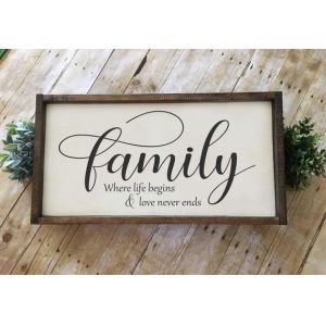 Buy cheap Lightweight Personalised Family Wooden Plaques With Quotes ISO Approved from wholesalers