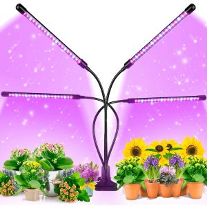 Buy cheap Adjustable Gooseneck 4 Head Timing Led Plant Grow Lamp from wholesalers