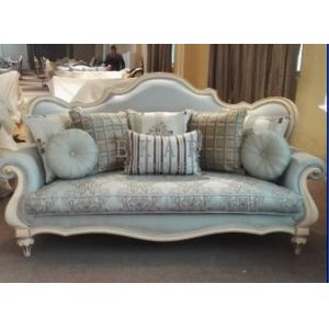 Buy cheap Curved Living Room Furniture Classic Fabric Sofa Set from wholesalers