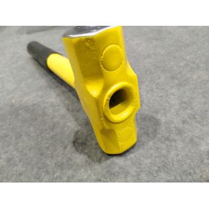 Sledge hammer (XL0124-1) with powder coated surface, durable steel handle and