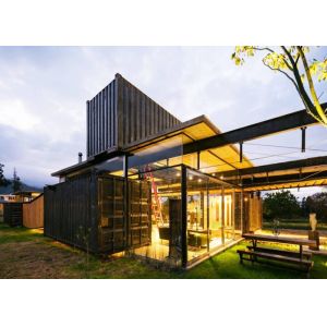 Flat Roof 20ft 40ft Container Home Safe Comfortable For Recreation / Entertainme