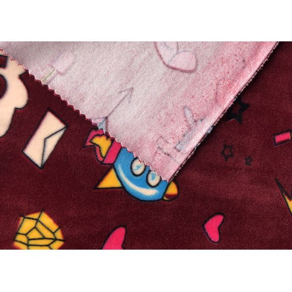 Buy cheap Eco Friendly Stretchy 144F Printed Super Soft Minky Plush Fabric from wholesalers