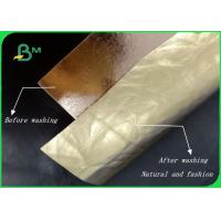Buy cheap 150cm×100m Eco Friendly Kraft Color Washable Kraft Paper For Tote Bag product
