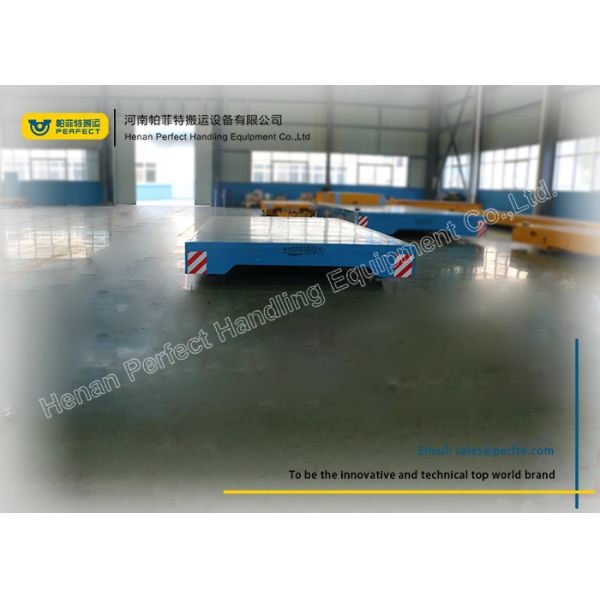 Quality 20 Ton Industrial Transfer Trolley Heavy Cargo Rail Flat Cart Work With Crane for sale
