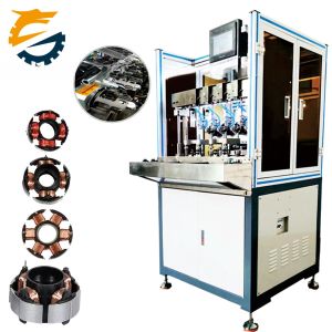 China Advanced CNC Fully Automated Coreless Wire Motor Winding Machine with Cooling Fan on sale