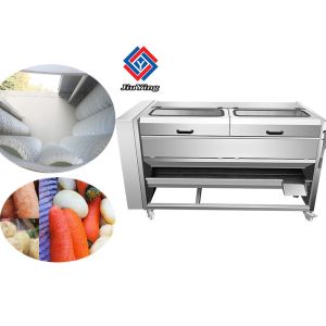Buy cheap Industrial Brush Fruit And Vegetable Peeler Machine For Sweet Potato / Mango / Carrot from wholesalers