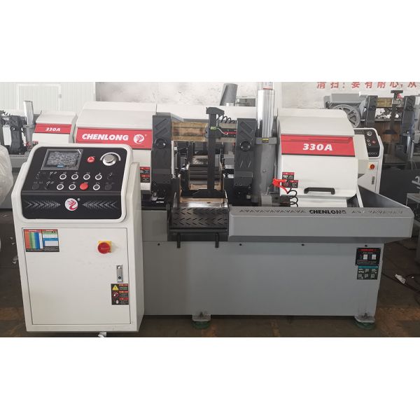 330A Tube Cutting 4KW Power Horizontal Band Saw Machine