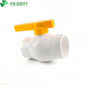 Normal Pressure 1/2 4 Inch PVC Ball Valve with QX Flexible Handle and Various