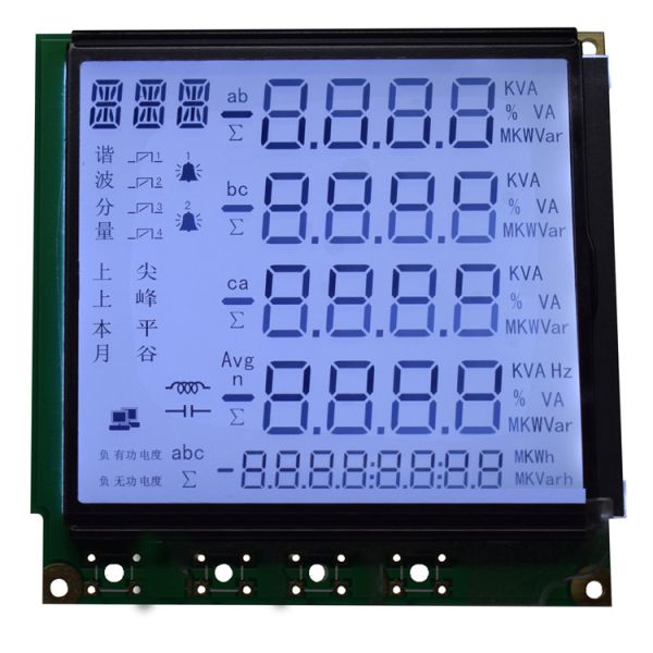 Quality 3.77" Segment Code LCD / Liquid Crystal Module ISO9001:2008 / ROHS Approval for sale