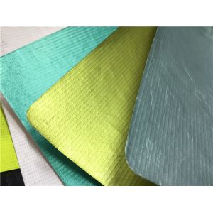 Silver Color Polyurethane Synthetic Leather 50g/㎡ Gram Weight 150cm Width