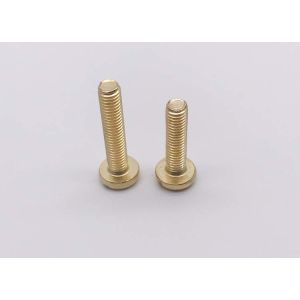 Buy cheap Brass Pan Head Slotted Screws Slotted Drive Pan Head Machine Screws DIN85 Slotted Drive Machine Screws from wholesalers