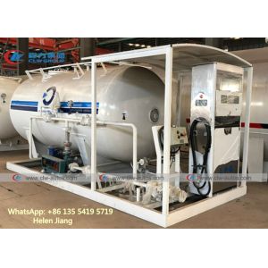 Buy cheap 10000L 5T LPG Skid Station Diameter 1600mm For Cylinder Filling from wholesalers