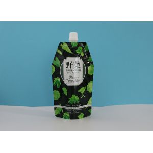 Custom Made Liquid Spout Bags With 18mm Nozzle Reusable Matte Surface