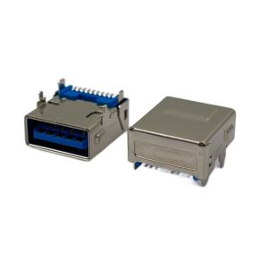 Buy cheap USB3.1 STD Socket Connector R/A T/H CH 4.10mm Double Shells RoHS Compliant and Hoalogen Free from wholesalers