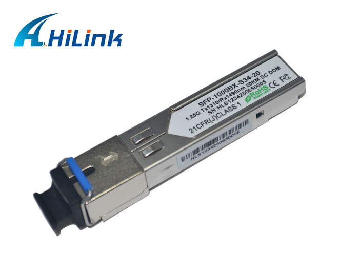 Metal Enclosure Simplex SFP Transceiver Module , Cisco Compatible SFP Modules