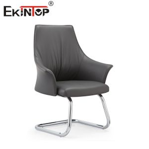 Buy cheap Multifunctional Mechanism Leather Office Chair With Silent Pu Wheel from wholesalers