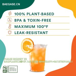 Buy cheap 24oz PLA Eco-Friendly Cup With Lid 100% Compostable, Disposable Party Cups Transparent Disposable 8oz 12oz 16oz from wholesalers