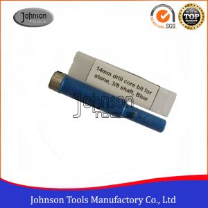 14mm Diamond Core Drill Bits For Granite / Stone With 3 / 8" Shaft