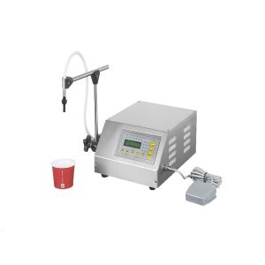 Buy cheap DUOQI Electric Type Small Liquid Mineral Water Juice Bottle Filler Liquids Packing Machine 2m from wholesalers