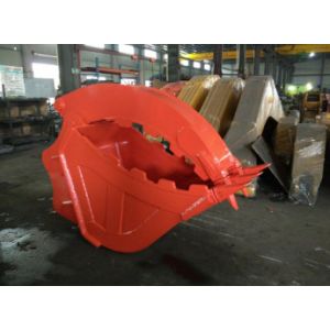 Buy cheap 22Ton 1.2M3 Large Capacity Excavator Hydraulic / Manual Thumb Bucket High Efficiency Grapple Attachment with High Standard QC Test from wholesalers