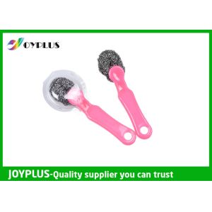 Buy cheap New Designed Stainless Steel Scourer Ball With Plastic Handle from wholesalers
