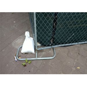 6x12 portable chain link fence tubing 42mmx16ga 1.6 thick cross brace hdg