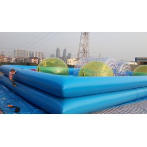 Buy cheap 0.9 mm PVC Tarpaulin Inflatable Swimming Pools 1.3 m Pipe Diameter For Amusement from wholesalers