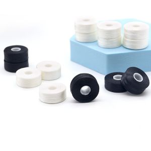 Buy cheap Pattern Dyed Polyester L Type Pre Wound WT60 75d/2 Side Less Bobbin Embroidery Thread from wholesalers