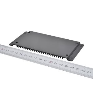 China LED Lighting Black Anodizing Extruded Aluminium Heatsink Cutting T Profile on sale