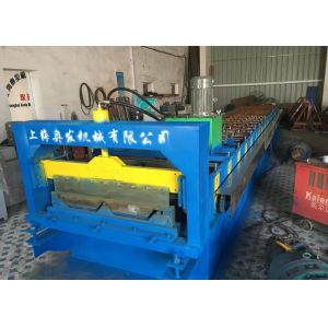 Self Lock Roof Panel Roll Forming Machine , Corrugated Roofing Sheets Making