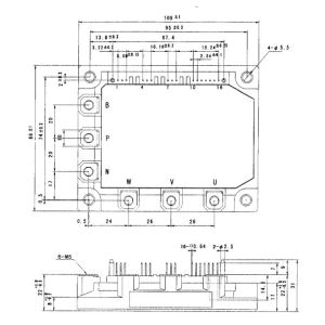 Buy cheap IGBT Power Module 7MBP50RTA060-01 IPM-R3 series  FUJITSU IGBT Power Module from wholesalers