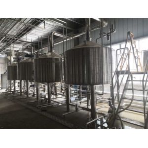 Buy cheap 5000L SS304 Micro Beer Brewing Equipment Electrical Steam Heating from wholesalers