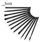 Buy cheap Jessup Black 12pcs Essential Eye Makeup Brush Set Private Label Makeup Line Factory Mixed hair Brushes T322 from wholesalers