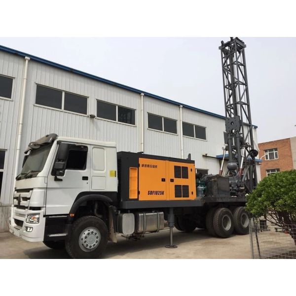 Buy cheap 100m 120m 150m used trailer mounted water well drilling rigs portable waterwell drilling rig equipment from wholesalers