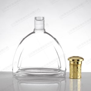 Buy cheap OEM/ODM Acceptable High Borosilicate Glass Bottle For 800ml 1000ml Gin Vodka Rum Tequila from wholesalers